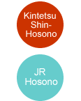 Kintetsu Shin-Hosono/JR Hosono